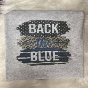 Brand new unisex back to blue T-shirt